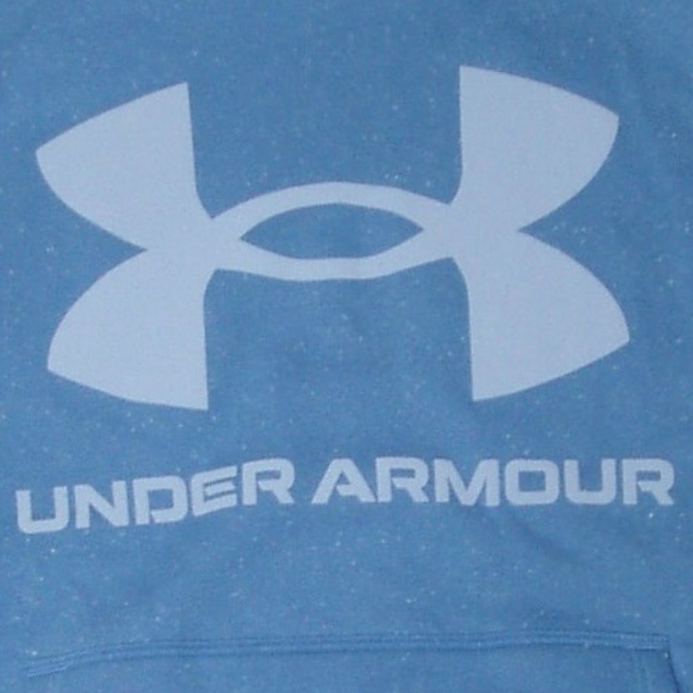 Women's Under Armour Hoodie Athletic Rival Fleece Speckled Top Sport Shirt - Picture 5 of 9